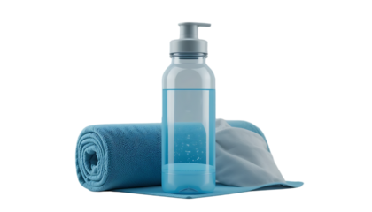 Refreshing Hygiene Kit: Hand Sanitizer & Soft Towel Set