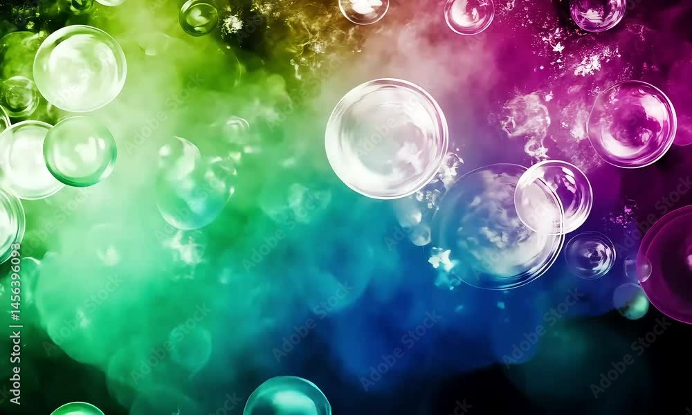 Aufkleber abstract colorful bubbles background texture for design projects