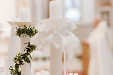 Communion Candle for First Holy Communion Ceremony