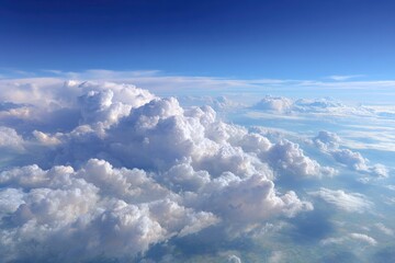 Fototapeta premium Cloud Formation with Blue Sky Background