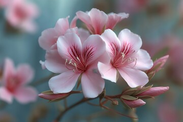 Pink Flower Bloom in Soft Light