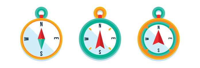 Set Various vintage marine compasses 