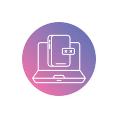 Two-Factor Authentication Supplier vector icons stock illustration