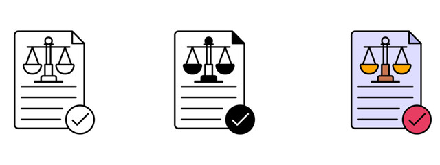 Justice report  SVG Icon