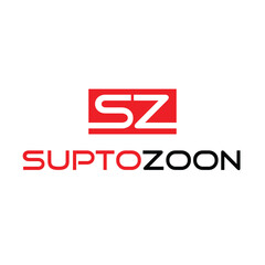 SZ letter mark business Vector logo design.