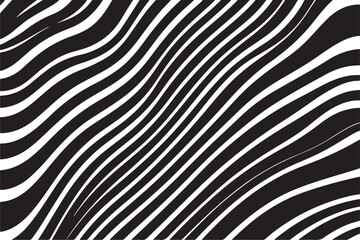 Abstract illustration of zebra stripe for background and wallpaper