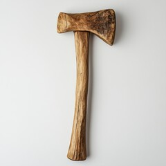 Wooden axe head and handle