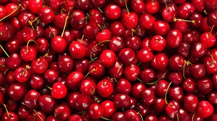 Close up fresh cherry background