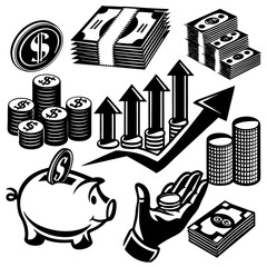 Collection of different vector sparkling stars icon, decorative twinkle and bursts forms, abstract shining flash symbols, glowing light effect, y2k style basic shapes geometric graphic
