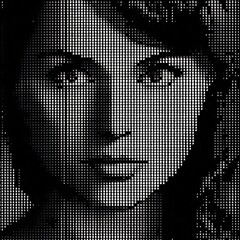 Converting close up images into ASCII