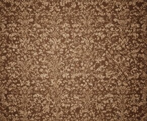 Fototapeta premium Elegant brown & beige damask wallpaper Seamless ornate pattern , art, decoration