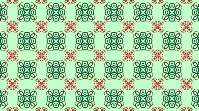 green and red abstract pattern background animation