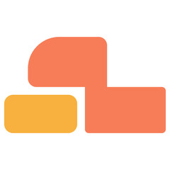 Abstract Shape Colorful Illustration Set 