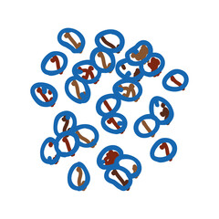 sorghum grain food icon doodle illustration