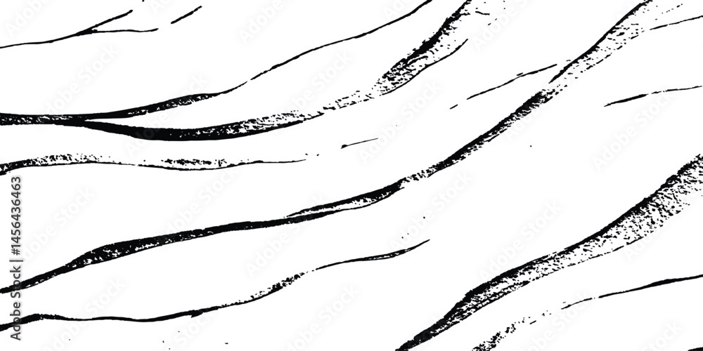 Poster black flowing wave lines on white transparent background. abstract wave line for banner, template, w