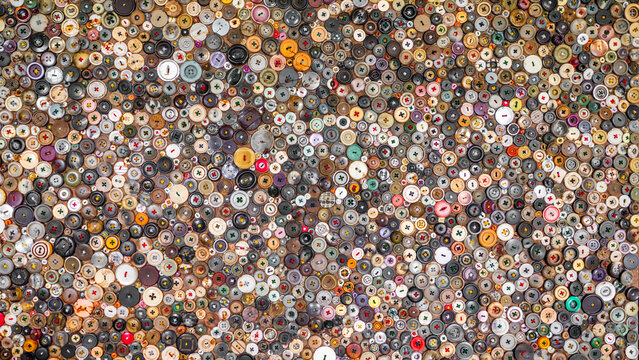 Uniform background of buttons
