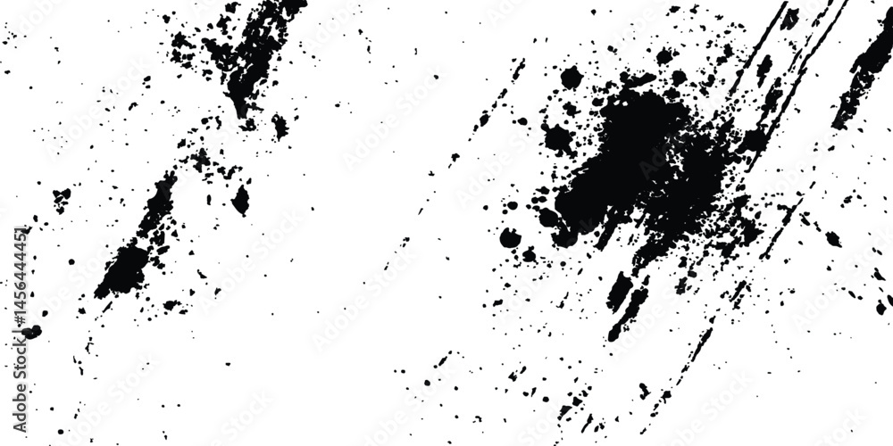 Fototapete Abstract grunge black and white distressed texture background. Scratch marks on white and transparent background. Sketch abstract grunge backgrounds to create a distressed effect. 