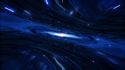 The Blue Galaxy a land of mystery and power