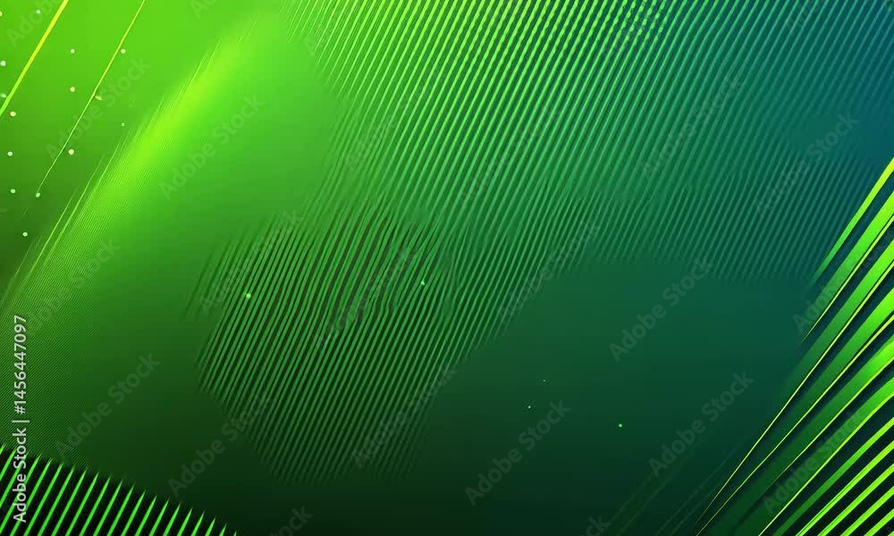 Poster abstract green and blue gradient background with geometric patterns