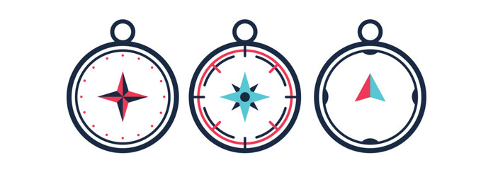 Set Various vintage marine compasses 