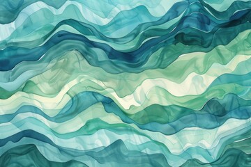 Fototapeta premium Abstract underwater blue color liquid wave flow express energetic surface. Seamless texture of vividness curve swirling convey sense of harmony and water scene perfect for effect and graphic. AIG61.