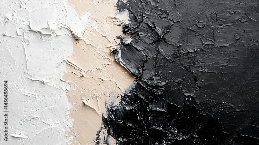 Poster brushstrokes circles and black and creating a dynamic gold elegant abstract composition on textured 