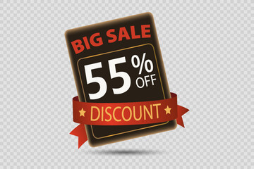 Big sale sticker, sale sticker.