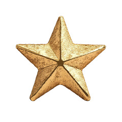 Fototapeta premium A golden star icon, a symbol of achievement and recognition