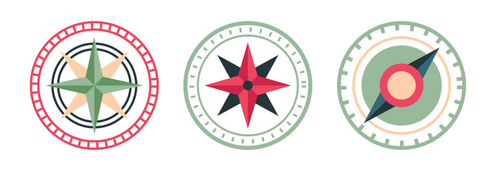 Set Various vintage marine compasses 