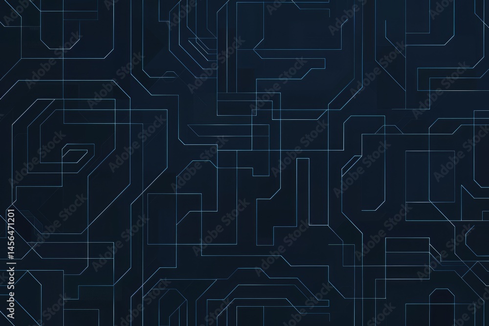Poster abstract geometric pattern with cubes in dark color tones. background image of glowing color with vi