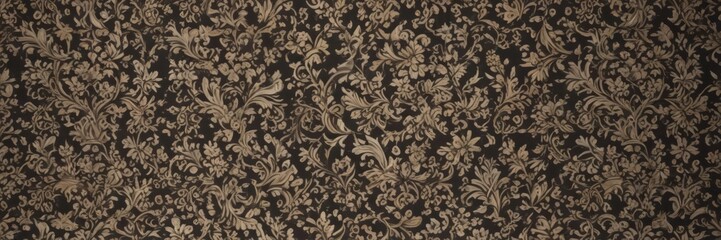 Intricate damask floral wallpaper, elegant seamless pattern, flower, textile