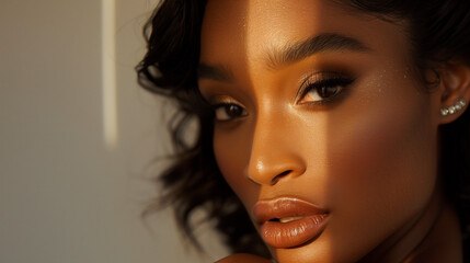 A flawless glam makeup look for a red carpet event