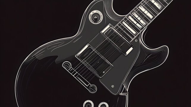 guitar, music, electric, instrument, rock, isolated, string, musical, bass, sound, white, black, band, jazz, vector, blues, acoustic, strings, electric guitar, equipment, wood, metal, musician, concer