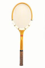 Old Fashioned Vintage Wooden Tennis Racquet