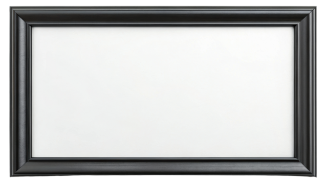 A sleek, rectangular frame with a decorative border, designed to hold and showcase photographs or artwork.