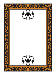Antique Flourish Ornamental Frames Vector Art Deco