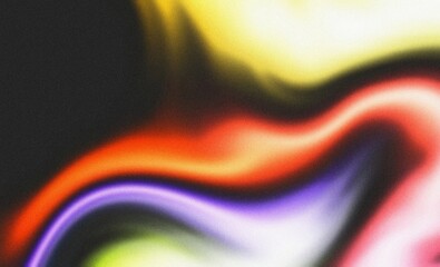 Magenta orange purple abstract blurred grainy gradient background texture. Digital grain dust soft noise effect. Fluid colors. For web header or banner design