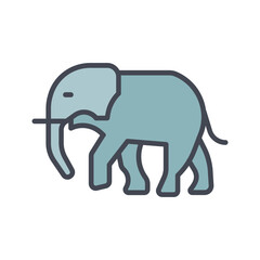 Elephant Vector Icon
