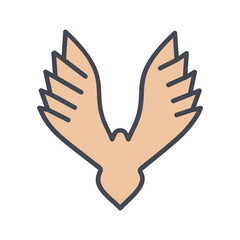Falcon Vector Icon