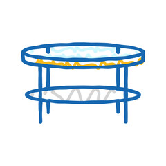 table living room icon doodle illustration