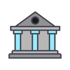 Courtroom Vector Icon