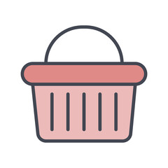 Shopping Basket Vector Icon