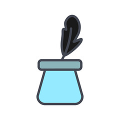 Inkwell Vector Icon