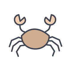 Crab Vector Icon
