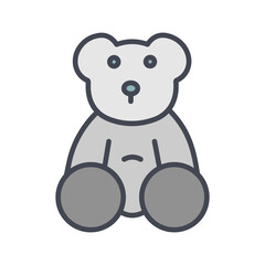 Teddy Bear Vector Icon