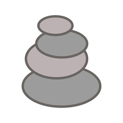 Hot Stones Vector Icon