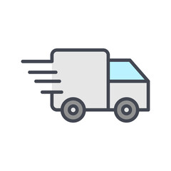 Delivery Truck Vector Icon