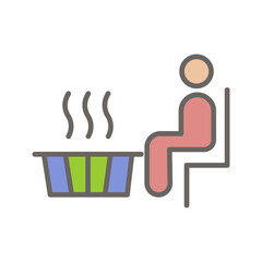 Steam Room Vector Icon