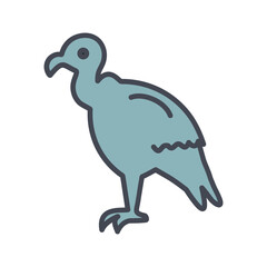 Vulture Vector Icon