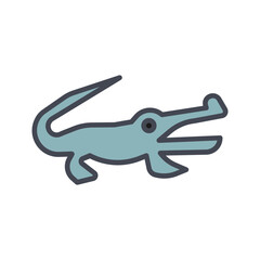 Alligator Vector Icon